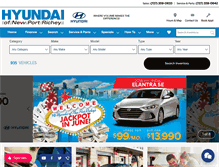 Tablet Screenshot of hyundaiofnewportrichey.com